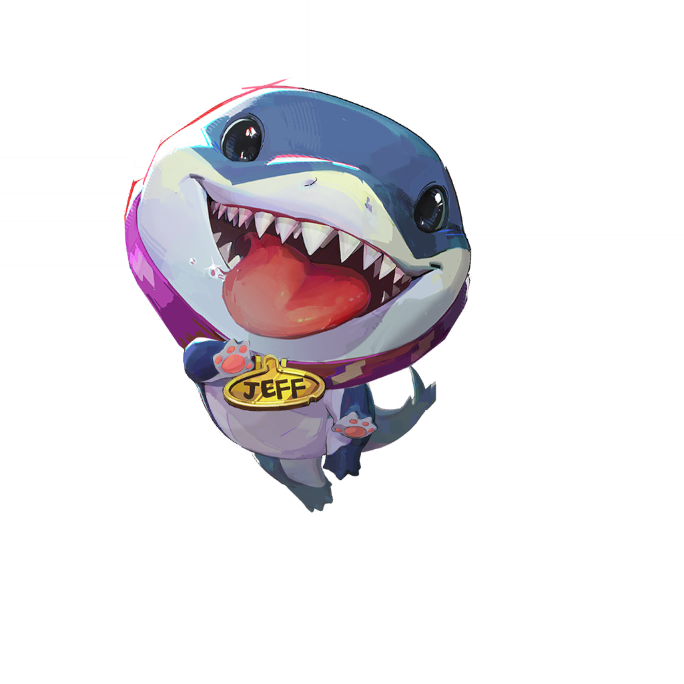 Jeff the Land Shark Big Head