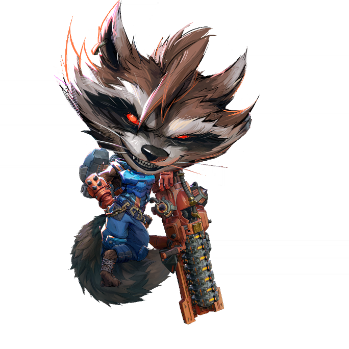 Rocket Raccoon Big Head